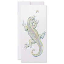 Rainbow Lizard Rack Cards