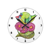 'Rainbow Lorikeet' Clock