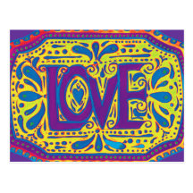 Rainbow Love Postcards