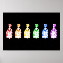Rainbow Marie Antoinettes Posters