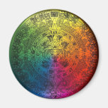 Rainbow Mayan Calendar Magnet