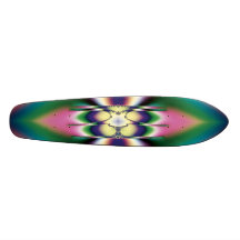 Rainbow Mirrors Custom Skate Board