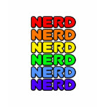 Rainbow Nerd t-shirts