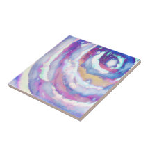 Rainbow Night Sky Tile