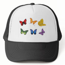 Rainbow of Butterflies Hat