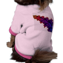 Rainbow of Colors in this Fractal Flower Dog Clothes