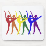 Rainbow of Dancers Mousepads