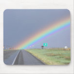 Rainbow On Road Mousepad