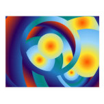 Rainbow Orbs Postcard
