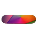 Rainbow Origami – Indigo & Magenta Swirls Skateboards