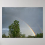 rainbow over Dawson Print