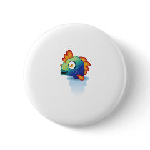 Rainbow Parrotfish - My Conservation Park Pinback Buttons