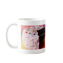 Rainbow Party Cake Coffee Mugs