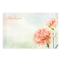 Rainbow Pastel Carnation Stationery