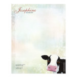 Rainbow Pastel & Cow Personal Letterhead letterhead