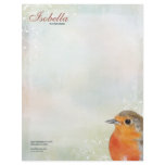 Rainbow Pastel & Robin Personal Letterhead