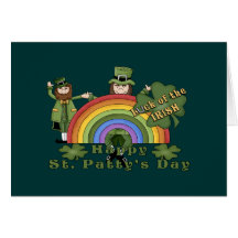 Rainbow Pat Greeting Card