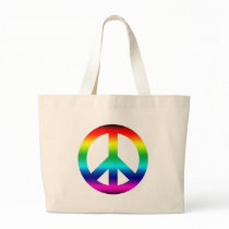 Rainbow Peace Sign Bags
