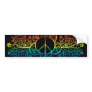 Rainbow Peace Sign Bumper sticker