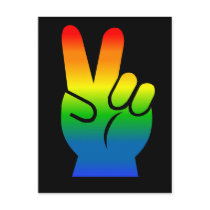 Rainbow Peace Sign