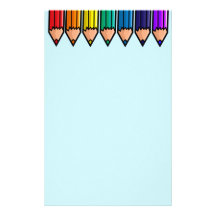 Rainbow Pencil stationary Stationery
