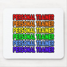 Rainbow Personal Trainer Mousepad