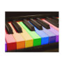Rainbow Piano Postcards