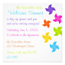 Rainbow Pinwheels Just Hanging Out! Announcements