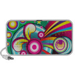 Rainbow Pop - Abstract Art Vector Doodle Speaker