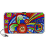Rainbow Pop - Abstract Art Vector Doodle Speaker
