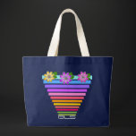 Rainbow Pot of Flowers (Monogrammed) bags