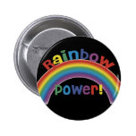 Rainbow Power! Pinback Buttons