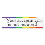Rainbow Pride bumper stickers