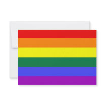 Rainbow Pride Flag Invitation