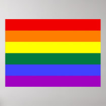 Rainbow Pride Flag Poster