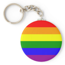 Rainbow Pride keychain