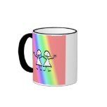 Rainbow Pride Lesbian Brides Mug