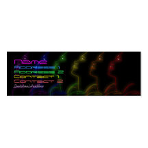 Rainbow Pride Profile Card Template Business Card