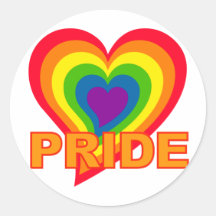 Rainbow Pride stickers