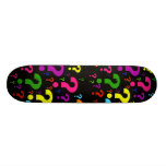 Rainbow Question Marks Skateboard Deck