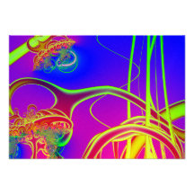 Rainbow Rainforest Understory Fractal Invites