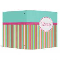 Rainbow Recipe Binder