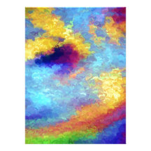 Rainbow Reflections in Water Personalized Invites