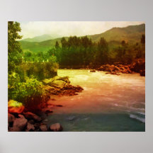 Rainbow Reflections: Rivers of India Posters