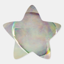 Rainbow Reflections Star Sticker