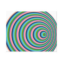 Rainbow rings gespannte galerie drucke