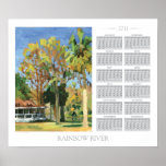Rainbow River calendar Poster