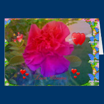 Rainbow Rose and Hearts Valentine cards