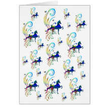Rainbow Saddlebred Cards