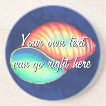 Rainbow Sea Shell Coaster